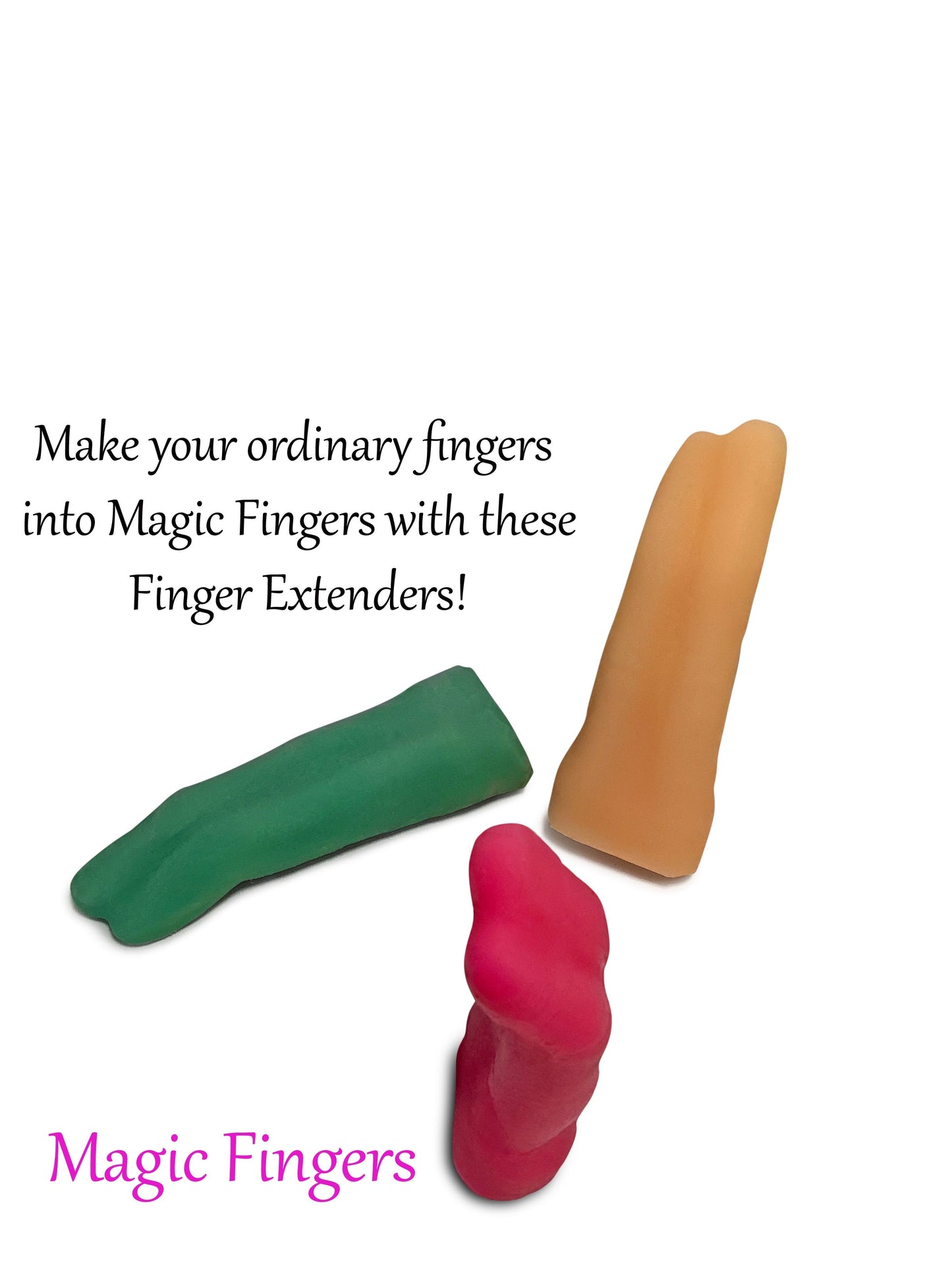 Magic Fingers masturbation finger extender for deeper vaginal stimulation