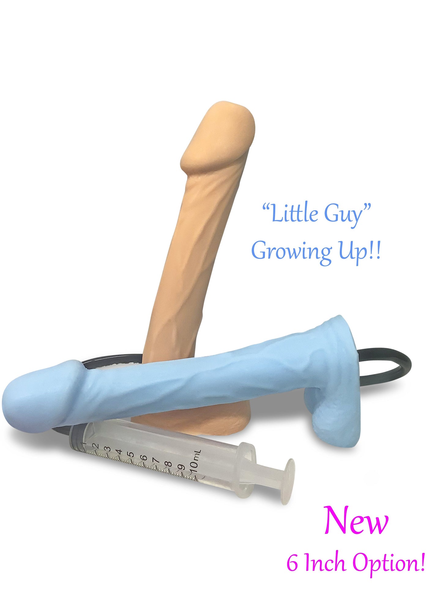 Squirting Dildo Ejaculating “The Little Guy” Penis sex toy super soft platinum silicone dildo