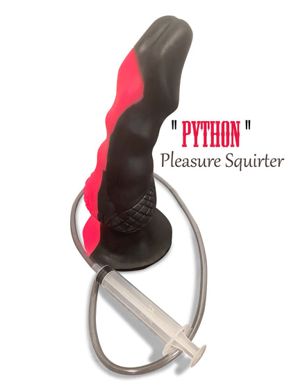 Squirting Dildo Ejaculating “Python” Penis sex toy super soft platinum silicone dildo