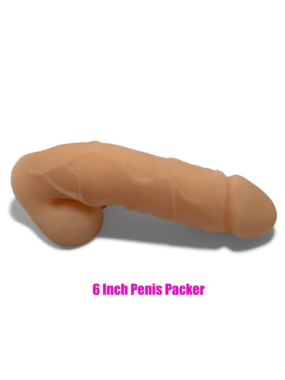 Lifelike Non Erect Soft Dildo Packer sex toy