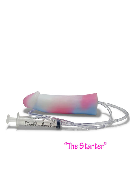 Squirting Dildo Ejaculating “The Starter” Penis sex toy super soft platinum silicone dildo