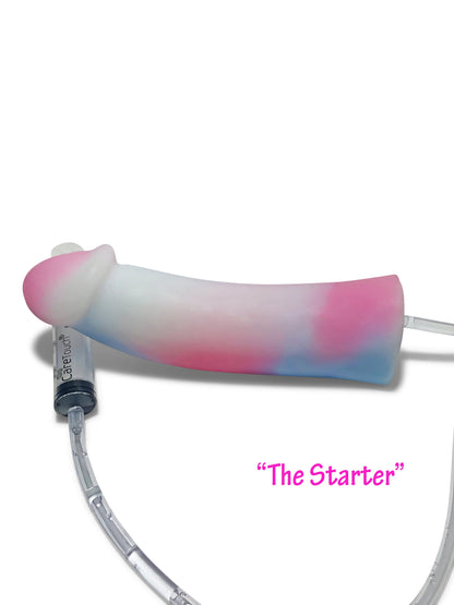 Squirting Dildo Ejaculating “The Starter” Penis sex toy super soft platinum silicone dildo