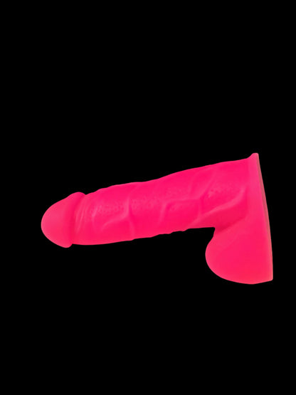 Fluorescent Silicone Dildo