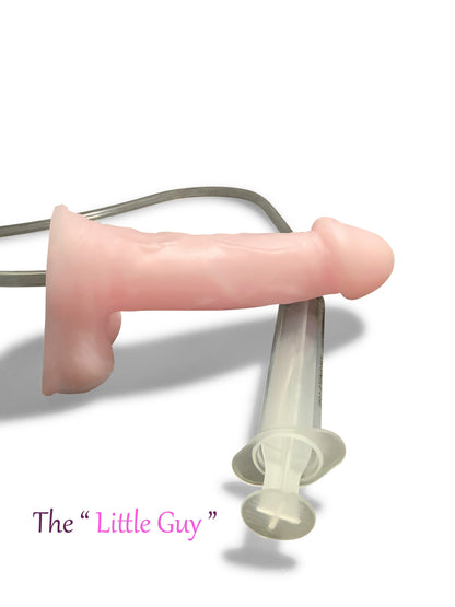 Squirting Dildo Ejaculating “The Little Guy” Penis sex toy super soft platinum silicone dildo